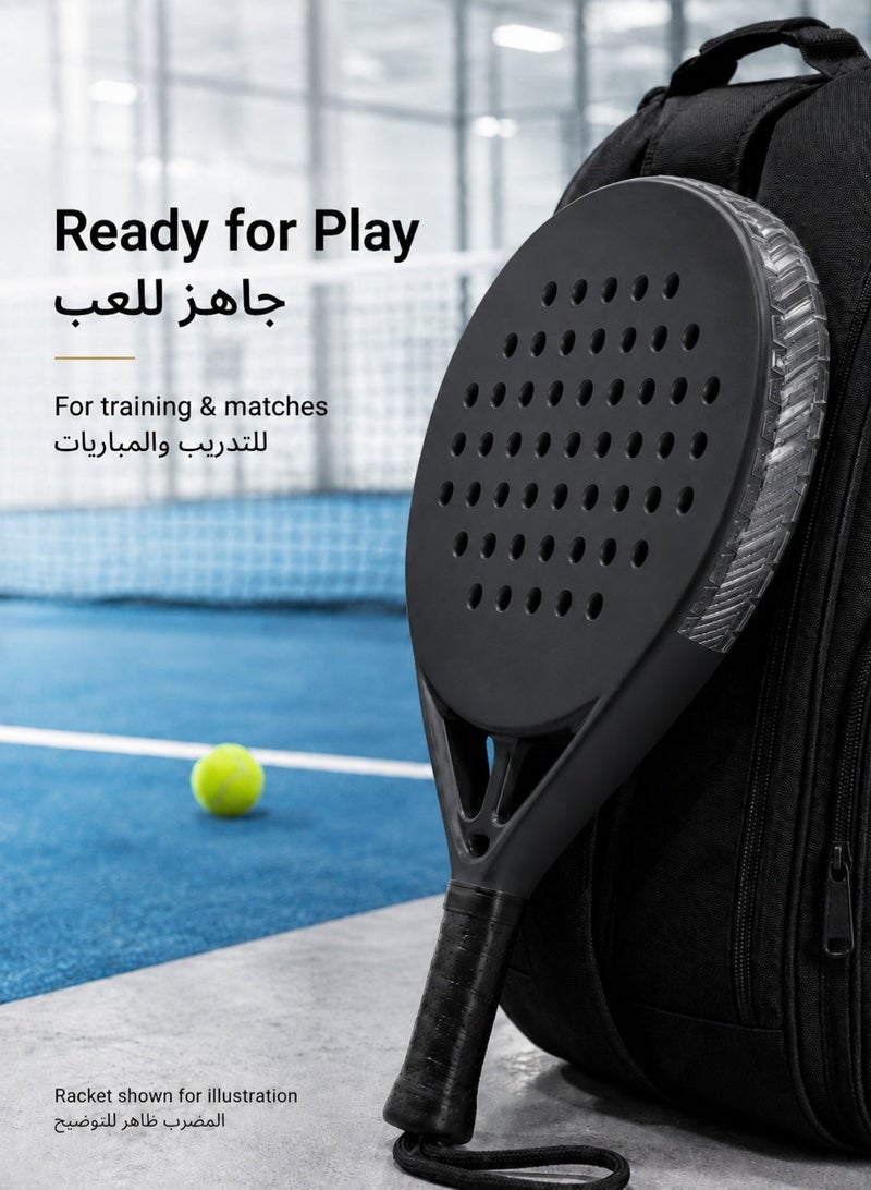 Rafina Padel Racket Edge Protector Strips, Transparent Slim Frame Guards for Scratch and Impact Protection, 40 × 6.5 cm, 3 Pieces - Image 4