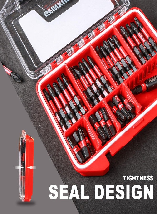 Geinxurn 71pieces Impact Screwdriver Bits Set, Magnetic S2 Steel Multi Insert Power Bits Tips with Impact Bit Holder with Storage Box - Image 5