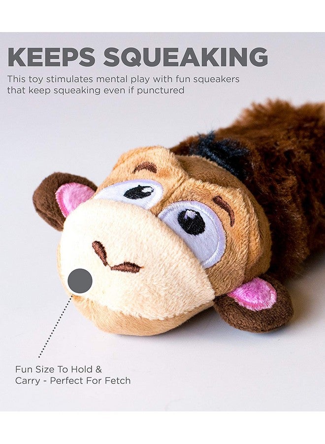 بيتستاجيز لعبة كلاب قطيفة على شكل قرد صغير بدون حشو، حجم صغير - Image 2