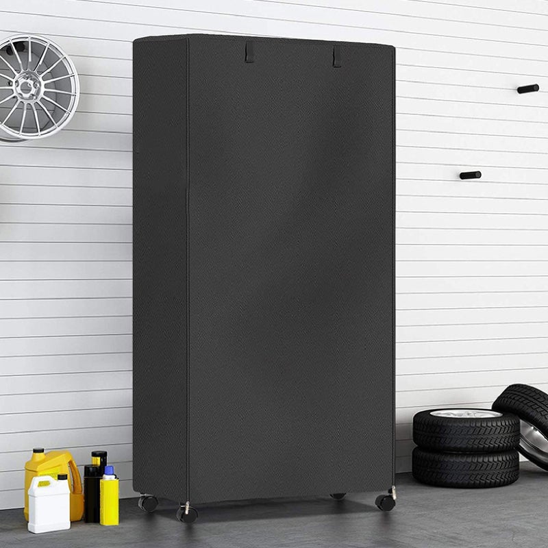 Waterproof Shelf Cover Outdoor Shelving Unit Dustproof Storage Wire Rack with Zip - Image 2