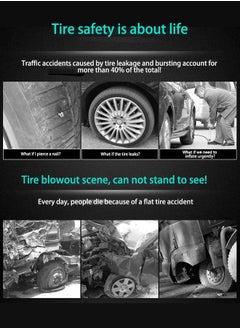 Arabest Car Tire Pressure Monitoring, Built-in 4 Sensors, Intelligent Chip System Alarm, Solar and Usb Charging Methods, 6 Alarm Modes for Real-time Monitoring  - Image 5
