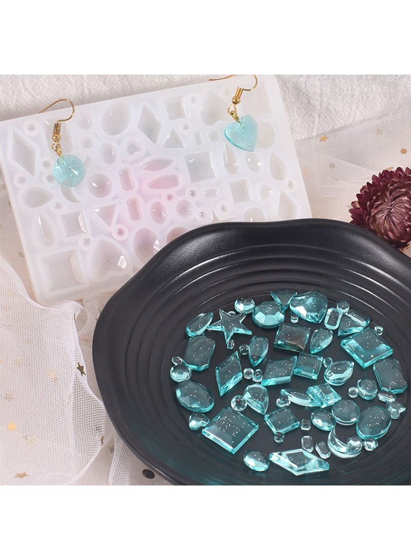 قالب سيليكوني باشكال احجار متنوعة للرزن ارت - Image 3