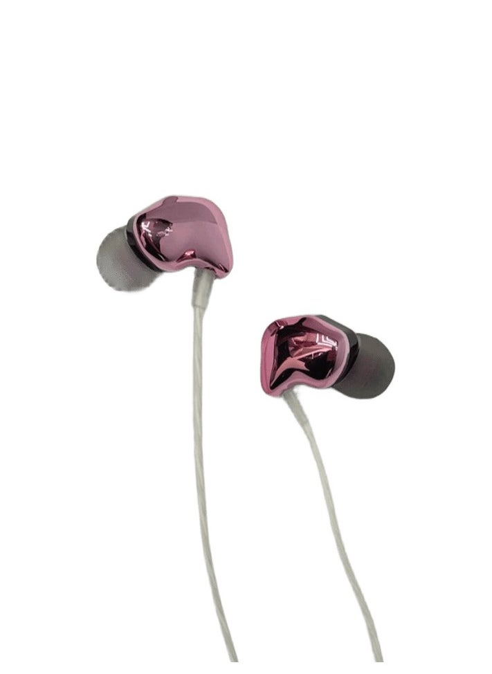 Generic Ear'sir A-023 In-Ear Wired Earphones with Hi-Fi Sound and Kevlar Cable 1.2 MPINK  - Image 2