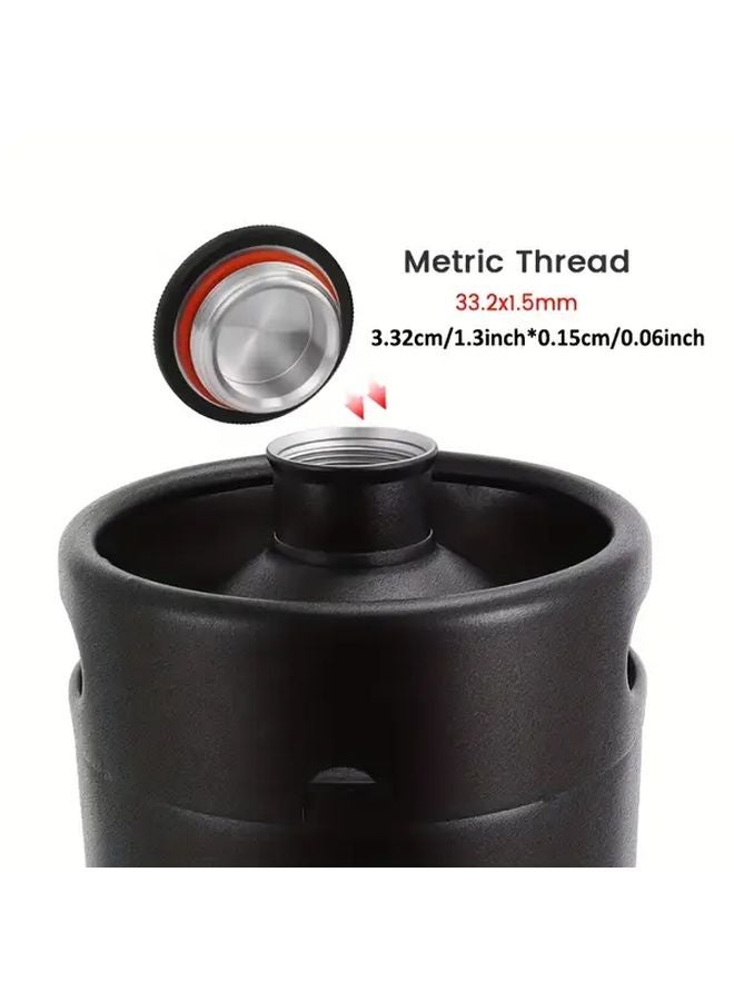 5L Stainless Steel Mini Keg Growler Leak Proof Scratch Resistant Homebrew Draft Beer Storage - Image 4