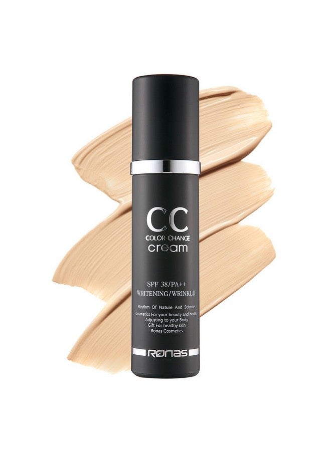 Ronas Cc Color Change Cream Spf38 Pa+++. Wrinkle Uv Protection Korean Aesthetic Cosmetics 1.76 Fl Oz - Image 1