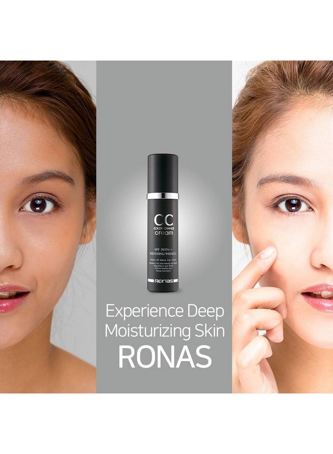 Ronas Cc Color Change Cream Spf38 Pa+++. Wrinkle Uv Protection Korean Aesthetic Cosmetics 1.76 Fl Oz - Image 5