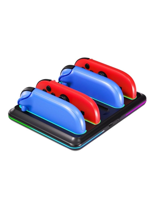 4-in-1 Charging Station for Nintendo Switch 2 | Charge 4 Joy-Cons with RGB Lights u0026 Game Card Slots - Image 1
