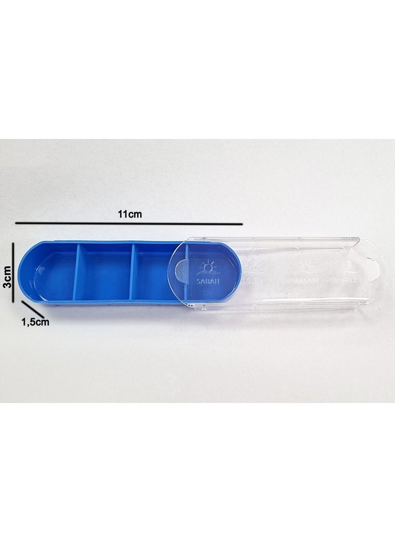 İlmuka Ilmuka Weekly Medicine Use Set, Medicine Storage Container, Medicine Storage Box  - Image 5