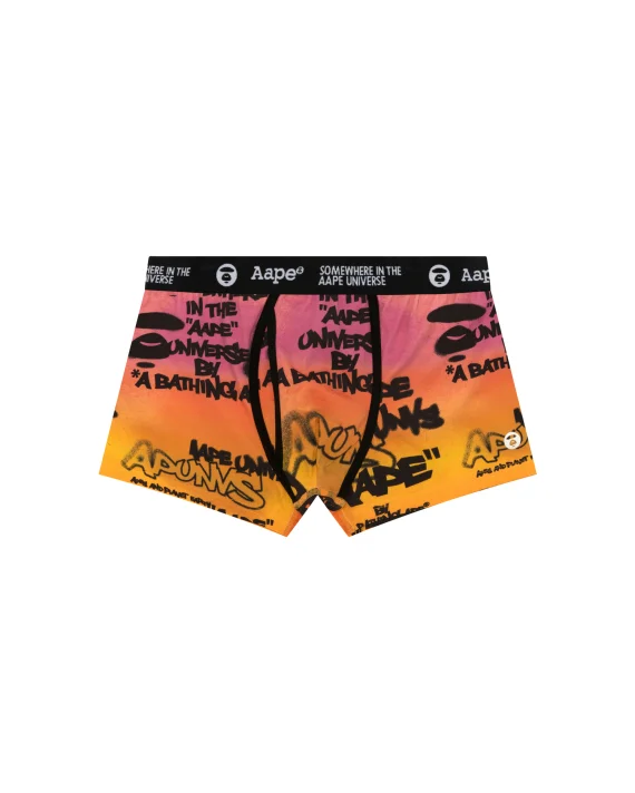Aape BY *A BATHING APE® Graffiti print boxers