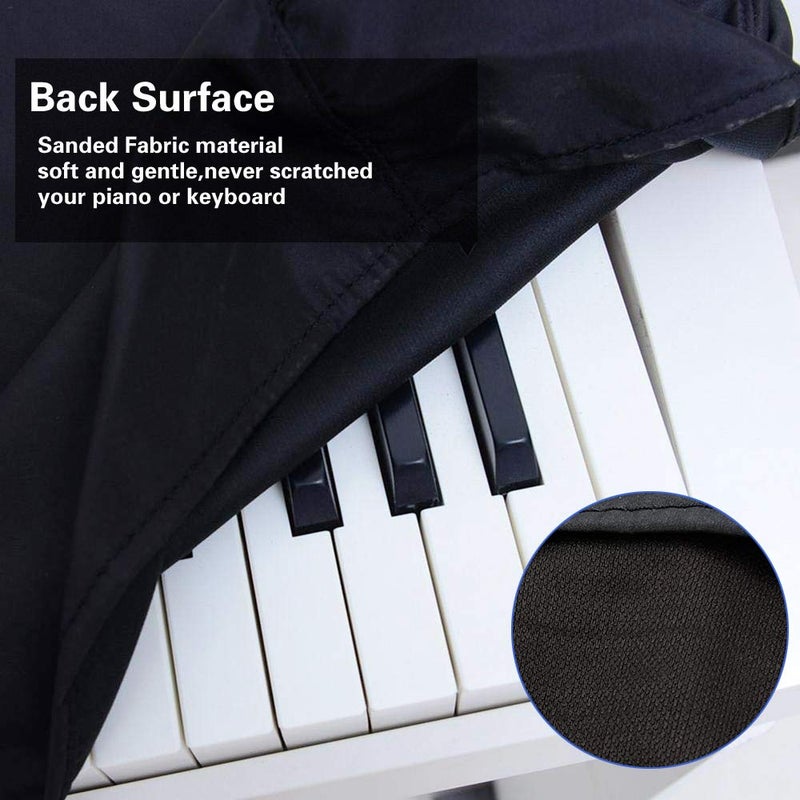 Ruibo 88 Key Keyboard Cover/Electronic Piano Keyboard Dust Cover with Drawstring made of 420D Oxford / 88 Key Music Keyboard Cover - Image 3