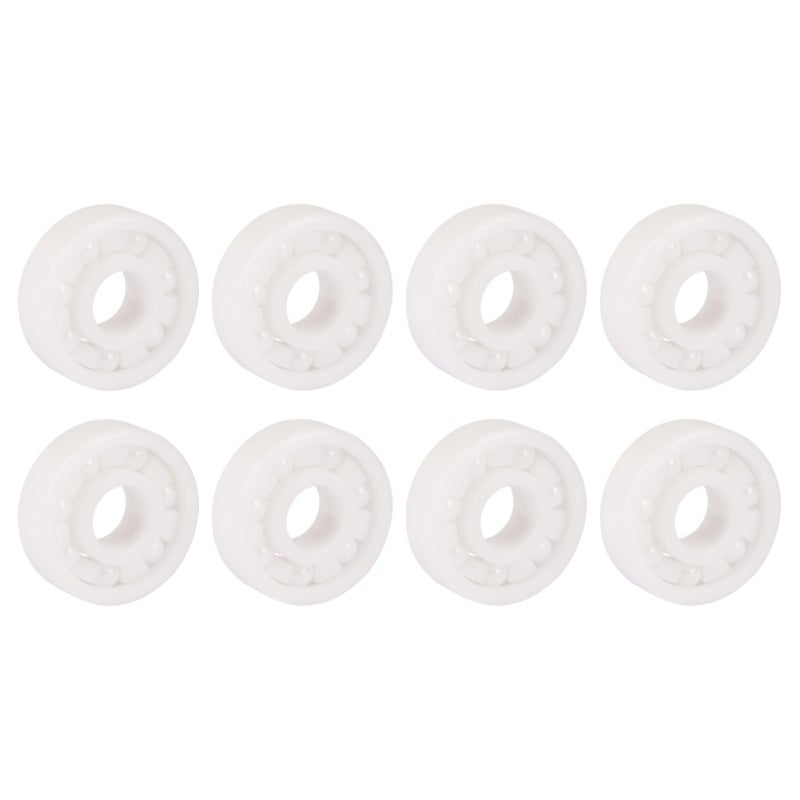Miniature Zirconia Ceramic Bearing 8mm Inner Diameter 22mm Outer Diameter 7mm Thickness Low Noise - Corrosion Resistant 8pcs for Mechanical Equipment Electric Motors Home Appliances - Image 1