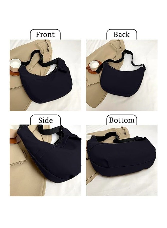 SHABILI Unisex Versatile Large-capacity Crossbody Bag, Boys' and Girls' Nylon Material Messenger Bag Shoulder Bag Satchel Bag Sling Bag, Daily Commuting Carry Bag Side Bag for Student，Teenagers, Men，Women - Image 4