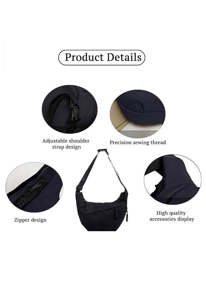 SHABILI Unisex Versatile Large-capacity Crossbody Bag, Boys' and Girls' Nylon Material Messenger Bag Shoulder Bag Satchel Bag Sling Bag, Daily Commuting Carry Bag Side Bag for Student，Teenagers, Men，Women - Image 5