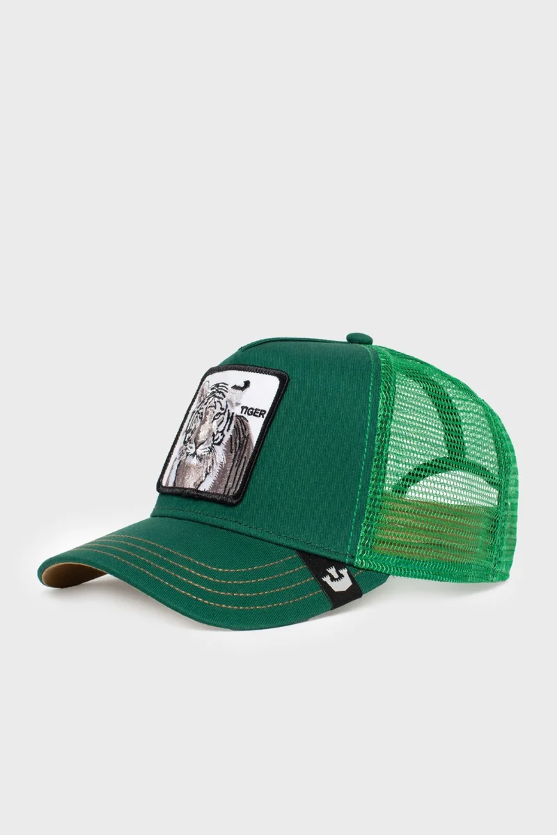 جورين بروس 101-0392 The White Tiger Cotton Animal Patterned Hat Unisex HAT 1010392