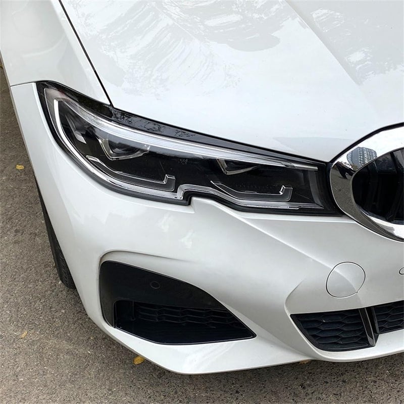 Vuzmode ABS Glossy Headlight Eyebrows for BMW 3 Series - Image 3