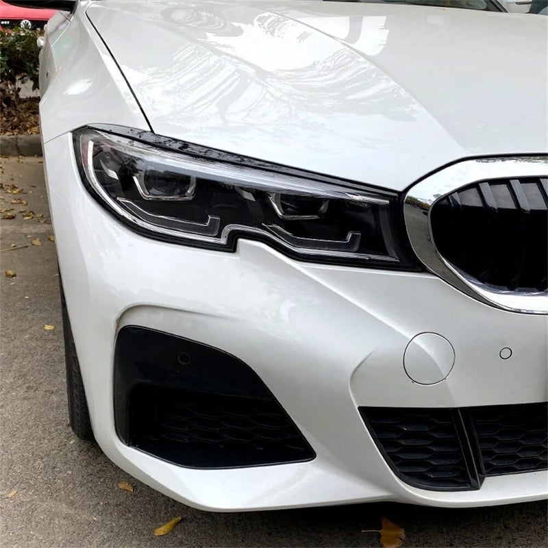 Vuzmode ABS Glossy Headlight Eyebrows for BMW 3 Series - Image 5