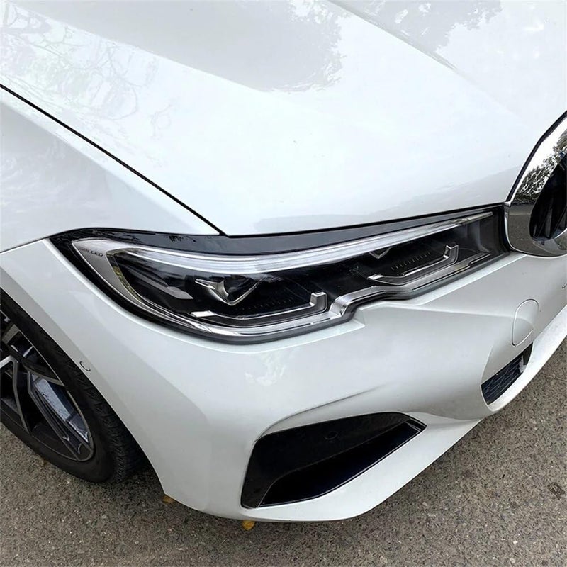 Vuzmode ABS Glossy Headlight Eyebrows for BMW 3 Series - Image 2