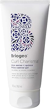 Briogeo Curl Charisma Rice Amino and Quinoa Frizz Control Gel Curl Defining Styler for Wavy Curly and Coily Hair Textures Vegan Phalate ParabenFree 162ml - Image 1