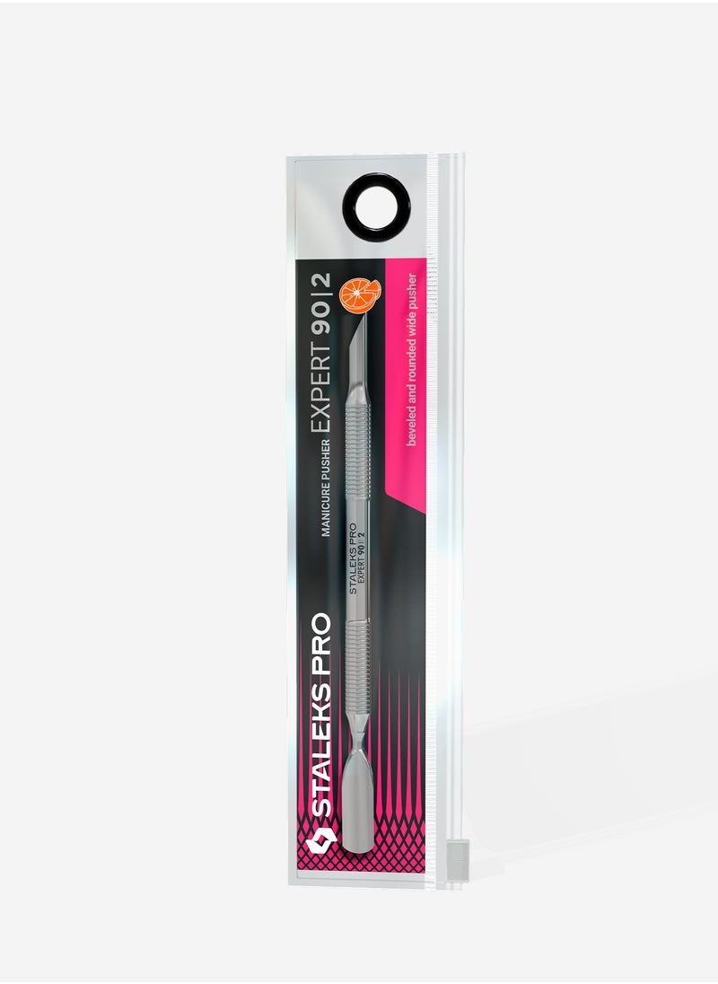 STALEKS PRO Manicure pusher - EXPERT 90 | TYPE 2 (beveled and rounded wide pusher)  - Image 4