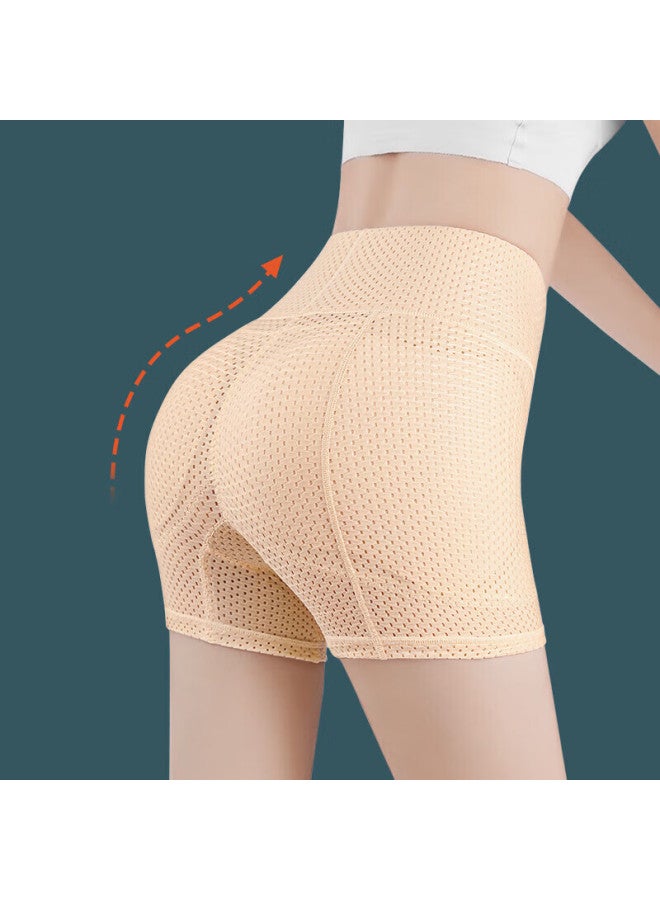 Jindu High Waist Tummy Control Lifter Panties Padded Hip Enhancer Shapewear Elegant Skin L - Image 4