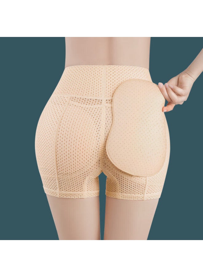 Jindu High Waist Tummy Control Lifter Panties Padded Hip Enhancer Shapewear Elegant Skin L - Image 3
