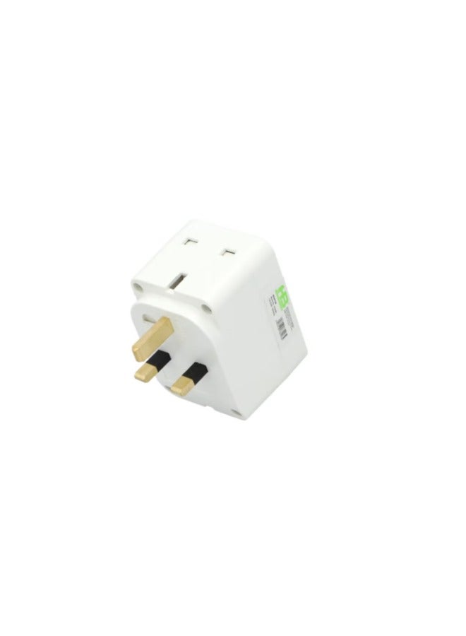 اتش بي محول HB Homebest 3way UK من النوع مصنوع من مادة الكمبيوتر، جميع النحاس بالداخل. - Image 2