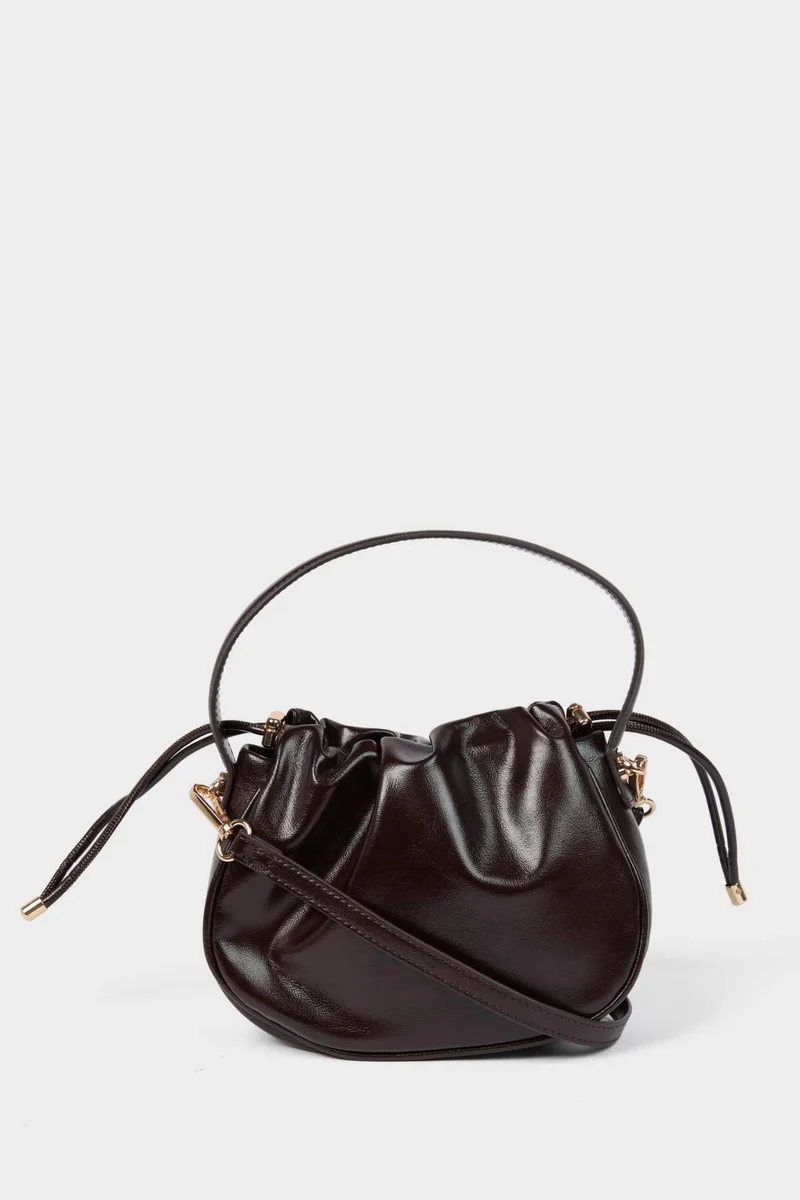 ديفاكتو Faux Leather Crossbody Bag