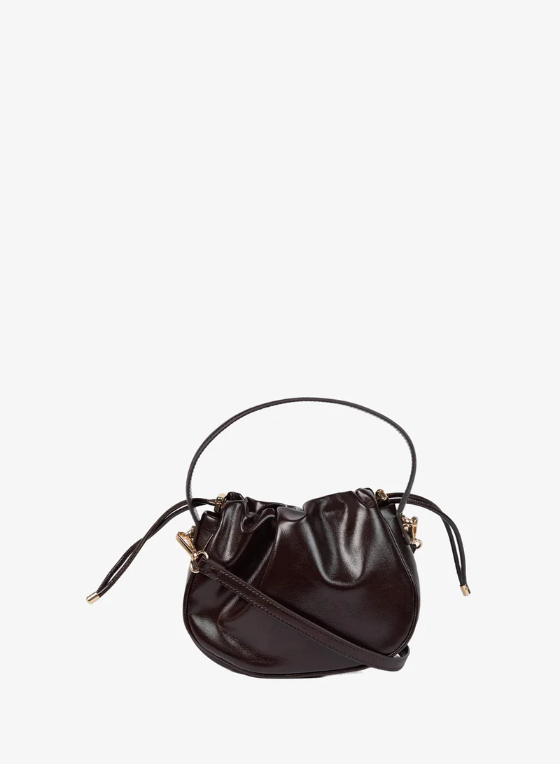 ديفاكتو Faux Leather Crossbody Bag