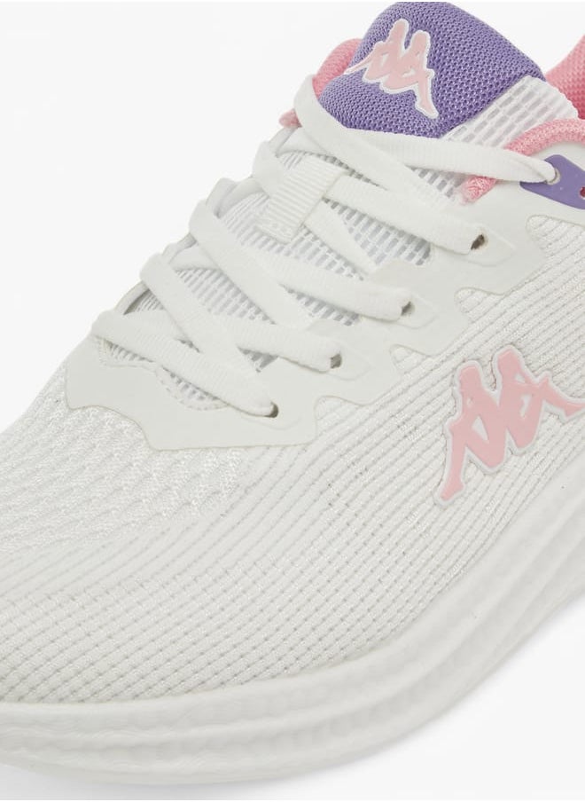 Kappa Women's Mesh Textured Sports Shoes with Lace-Up Closure  - Image 4