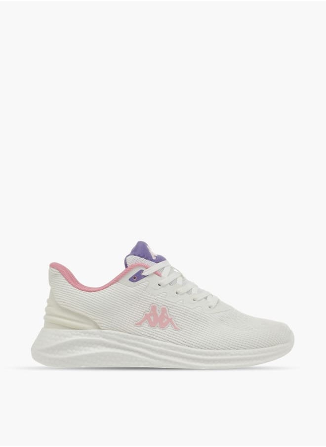 Kappa Women's Mesh Textured Sports Shoes with Lace-Up Closure  - Image 3