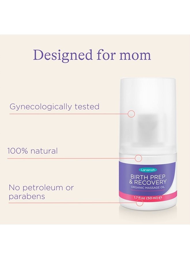 Lansinoh زيت تدليك العجان العضوي، 1.7 أونصة سائلة - Image 3