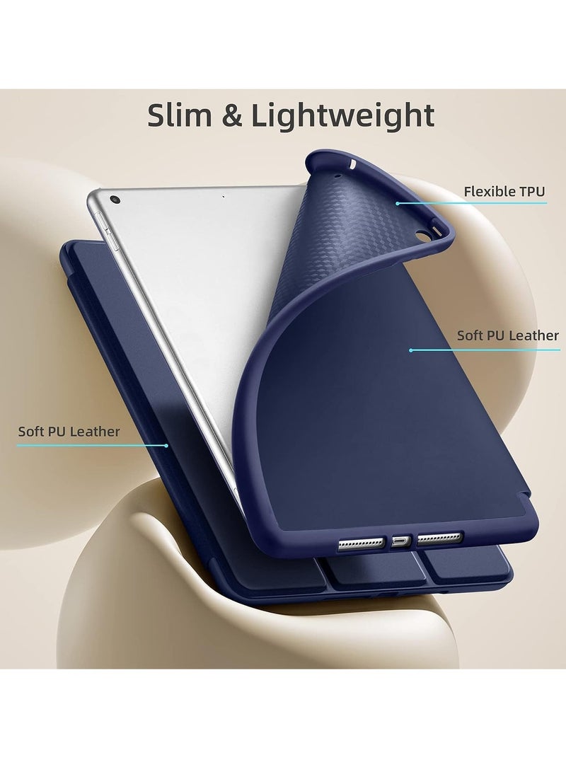 DUSALA iPad 9th 8th 7th Generation case 2021 2020 2019 iPad 10.2-Inch Case with Pencil Holder Sleep Wake Slim Soft TPU Back Smart Magnetic Stand Protective Cover Cases - Image 4