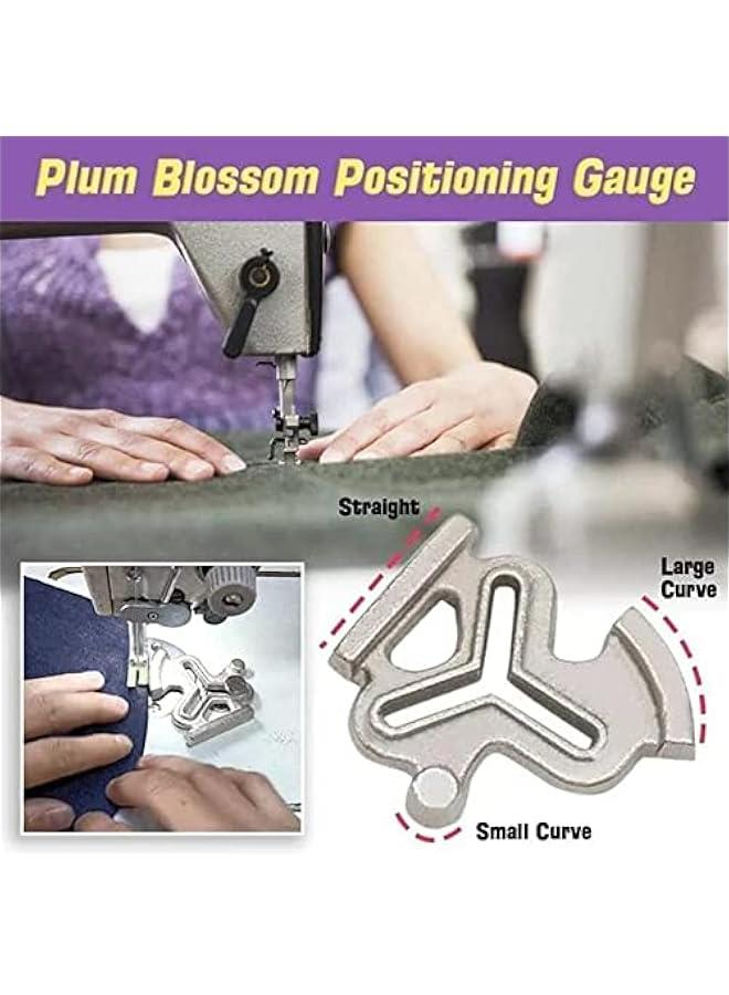 مقياس تحديد المواقع بتصميم زهرة البرقوق العالمية لموديلات ماكينات الخياطة الصناعية والمنزلية - Image 2