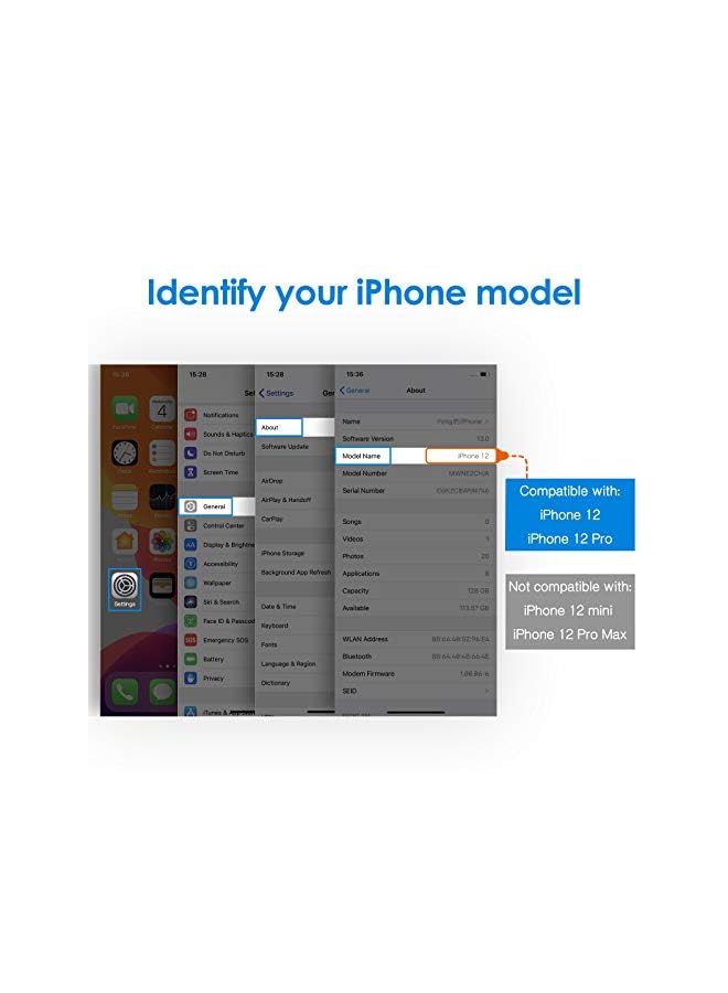 Jetech Privacy Screen Protector For Iphone 12/12 Pro 6.1-Inch, Anti Spy Tempered Glass Film, 2-Pack - Image 2