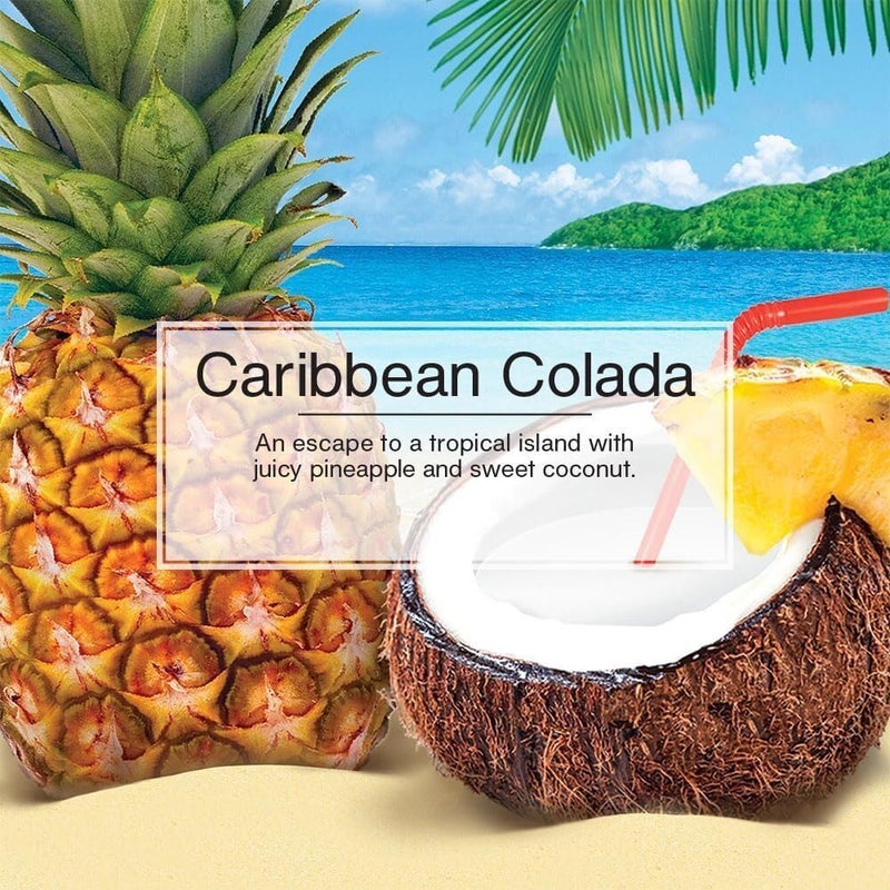 LITTLE TREES Car Air Freshener | Hanging Paper Tree for Home or Car | Caribbean Colada | 12 Pack - Image 5