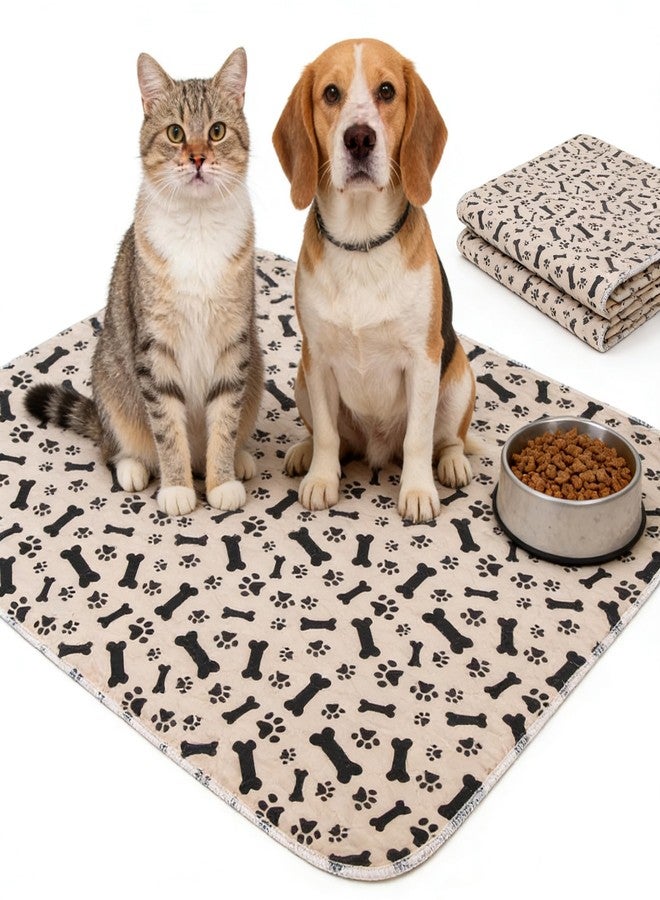 Puppy Pee Pads with Pheromones, Non-Slip Leakproof Dog Pee Mat , Washable Reusable Puppy Training Pads,Odor Resistant Absorbent Pad for Dogs and Cats (S: 15.7" × 23.6") - Image 1