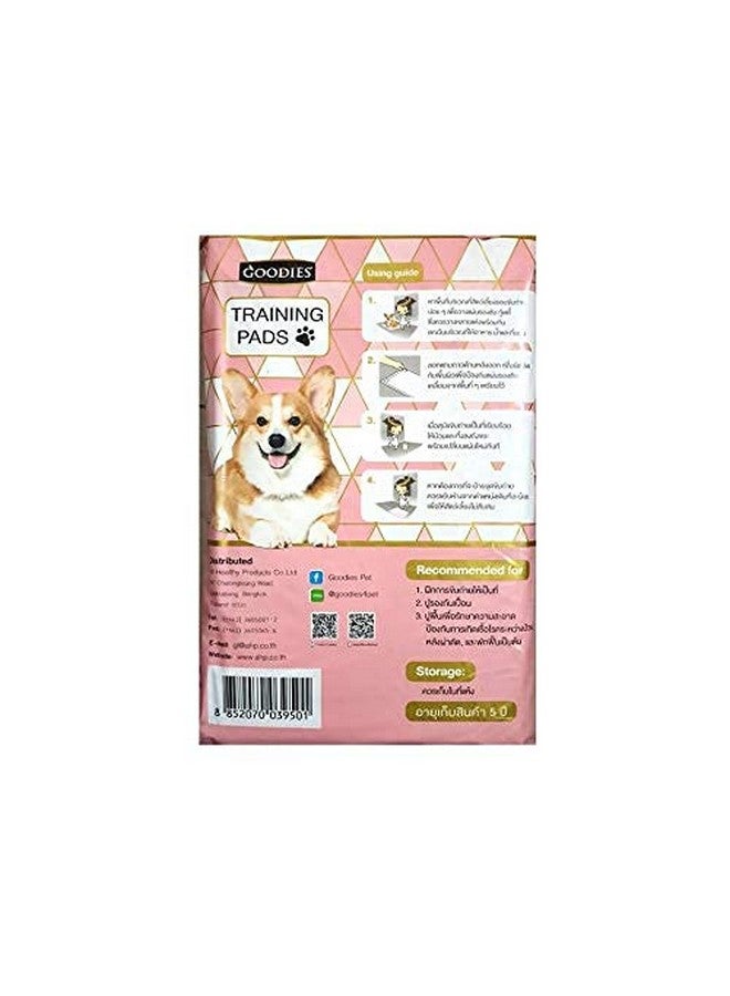 وسائد تدريب للكلاب فائقة الامتصاص، مقاس 60×90 سم (كبيرة، 25 قطعة)، وردية - Image 2