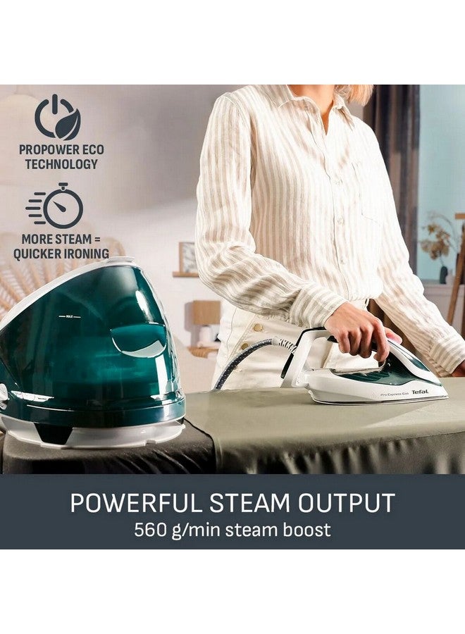 Tefal 2200W Pro Express Eco Energy-Saving Steam Generator Iron Forest 1.8 L 1.8 L 2200 W GV9E21G0 Forest Green/White - Image 5