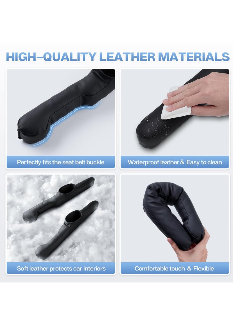 SYOSI 2Pcs Car Seat Gap Filler Upgraded Seat Gap Filler Organizer Prevent Things from Dropping Extra Storage Box Universal Fit Durable Material No Peculiar Smell for Car SUV Truck and Van Black - Image 5