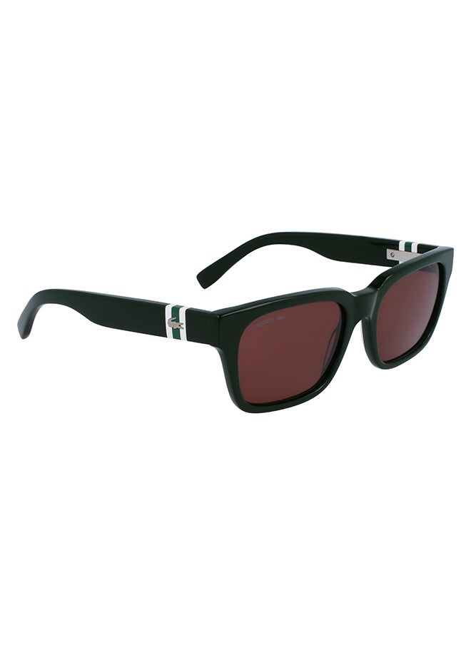 LACOSTE - نظارة شمسية رجالية مستطيلة - L6007S-318-5418 - مقاس العدسة: 54 ملم - Image 1