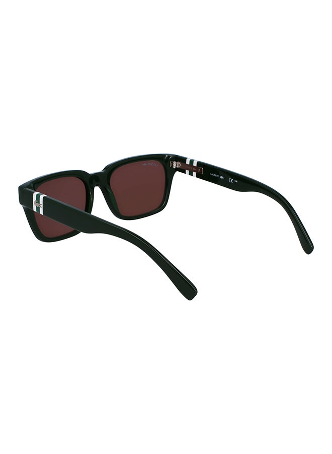 LACOSTE - نظارة شمسية رجالية مستطيلة - L6007S-318-5418 - مقاس العدسة: 54 ملم - Image 1