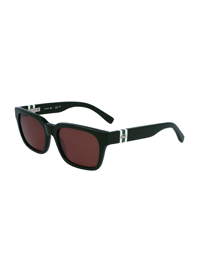LACOSTE - نظارة شمسية رجالية مستطيلة - L6007S-318-5418 - مقاس العدسة: 54 ملم - Image 1