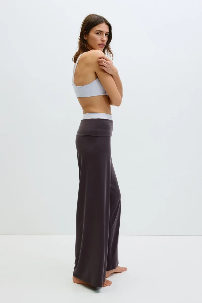 H&M  Foldover-waist sports trousers for Women | Best Price UAE