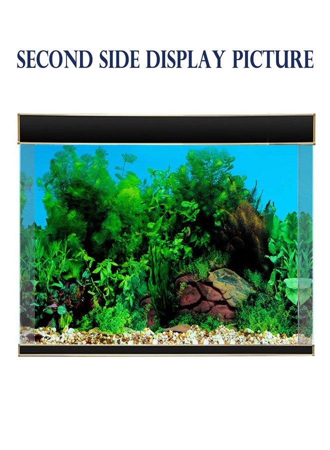 ELEBOX New 23" x 71" Fish Tank Background Stickers Wallpaper 2 Sided Seaweed Water Plants Aquarium Background Decoration - Image 5