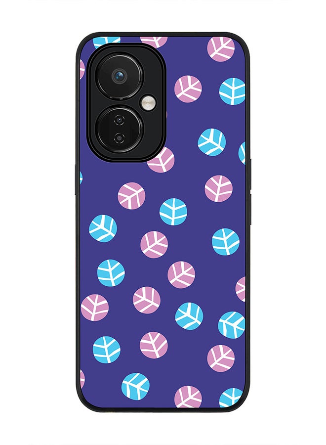 Stylizedd Rugged Black edge case for Nord CE 3 Lite Slim fit Soft Case Flexible Rubber Edges Anti Drop TPU Gel Thin Cover - Bubbly Flakes - Image 1