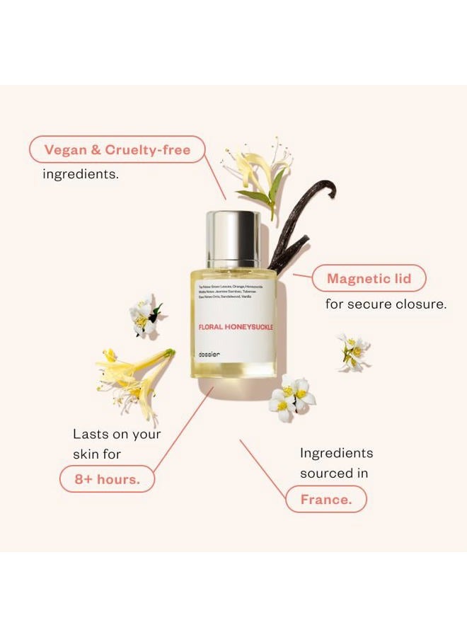 Dossier عطر زهر العسل - ماء عطر - مستوحى من G.Bloom - عطر فاخر - مضاف نقي - خالي من البارابين - نباتي - للنساء - عطر 1.7 أونصة (بخاخ 50 مل) - Image 2