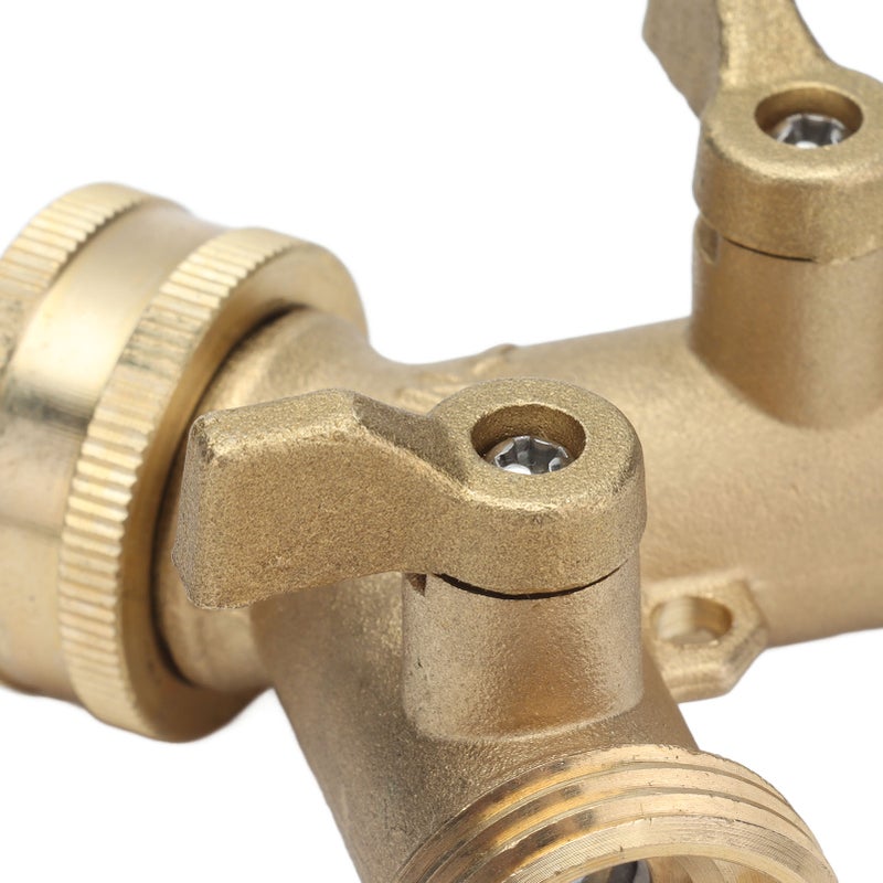 Hose Splitter Good Sealing Y Type Garden Water Distributor for Irrigating Plants Washing Cars - Image 5