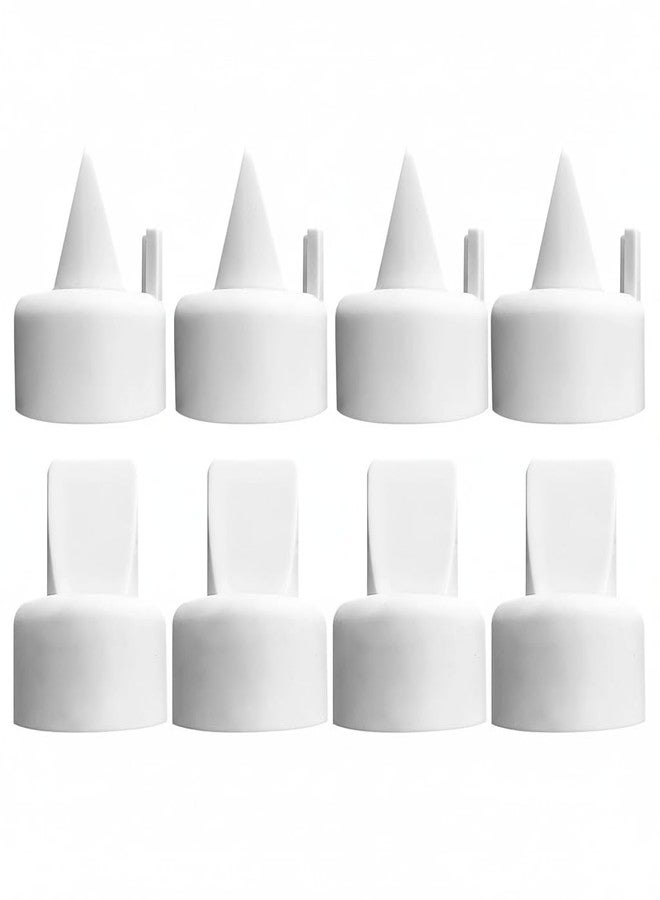 MilkFlow 8 Count Duckbill Valves for Spectra S1 S2 9 Plus Synergy Gold & Medela Pumps, Replacement Duckbill Valve Parts with Same Suction as Original (8 Pack) - Image 1