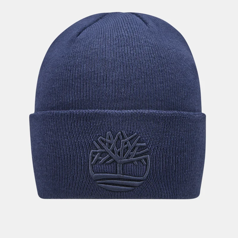 Timberland Men's Tonal 3D Embroidery Beanie