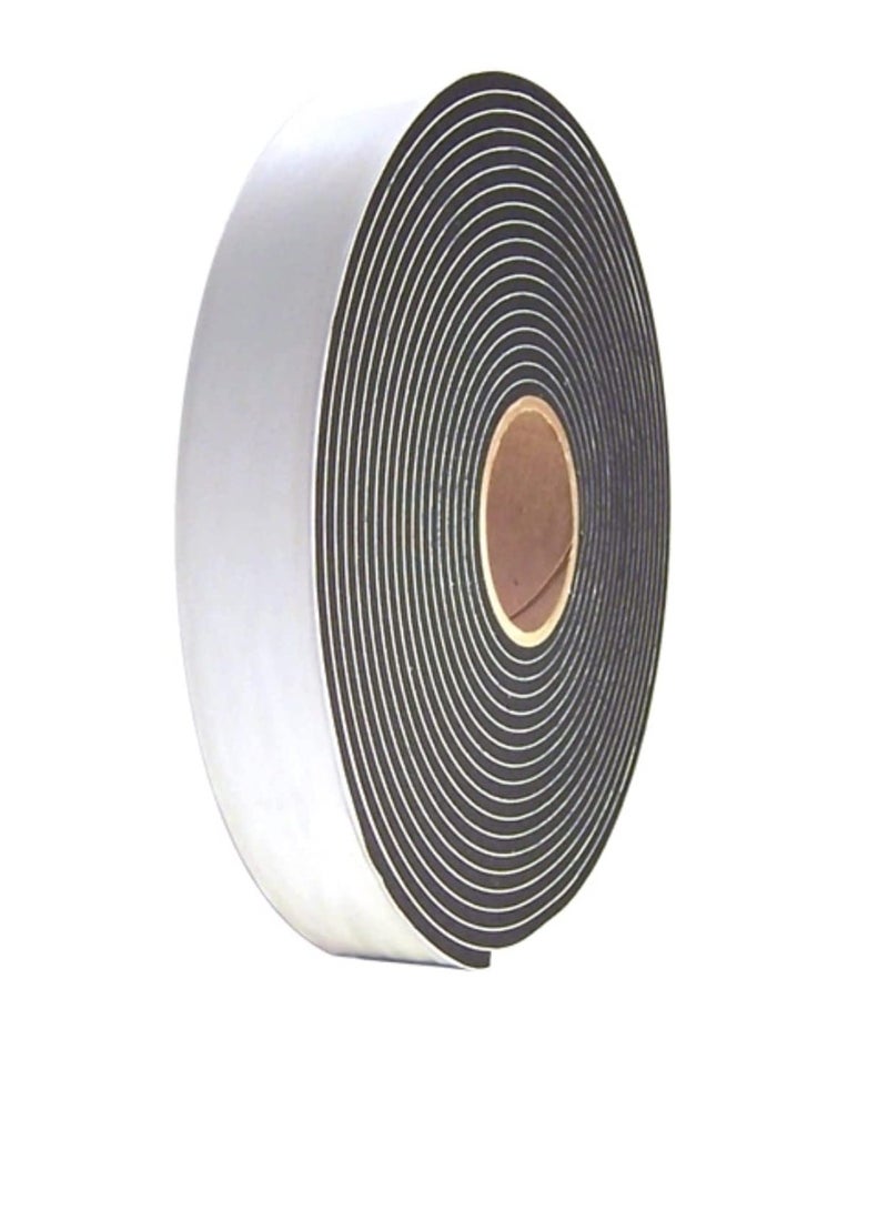 Single Sided Foam Tape Multi-Surface Black Adhesive Weatherstrip Foam Tape Seal Insulation Tape Window Insulation Weather Stripping for Doors, Dust proof, Soundproof 7.5 Mtr(2 Inch) - Image 1